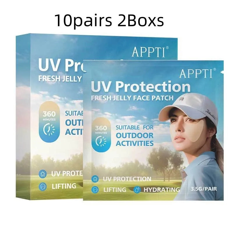 UV-proof outdoor sports protection eyes mask with 5ml/g content per pair in standard packaging