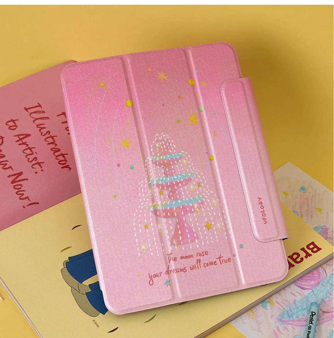 Magnetic suction flat plate shell protective sleeve for iPad Air5 and iPad Air4 10.9 inch in imitation leather