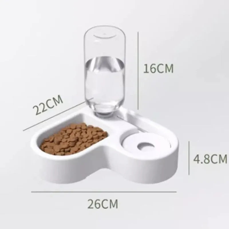 White automatic pet water fountain with 1.8 litre capacity and a quiet pump for cats and dogs.