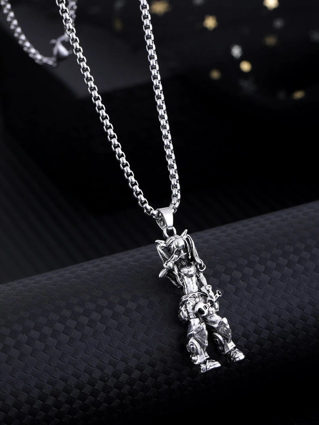 Men's trendy pendant necklace metal alloy chain jewellery casual wear