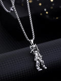 Men's trendy pendant necklace metal alloy chain jewellery casual wear