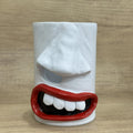 Resin tissue box holder with colourful American style funny tissue paper holder decoration on desk