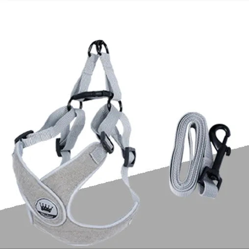 Adjustable dog harness with reflective mesh fabric in multiple colours and sizes