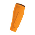 Men's thin Lycra joint protective knee sleeve in black, side view, for running and fitness