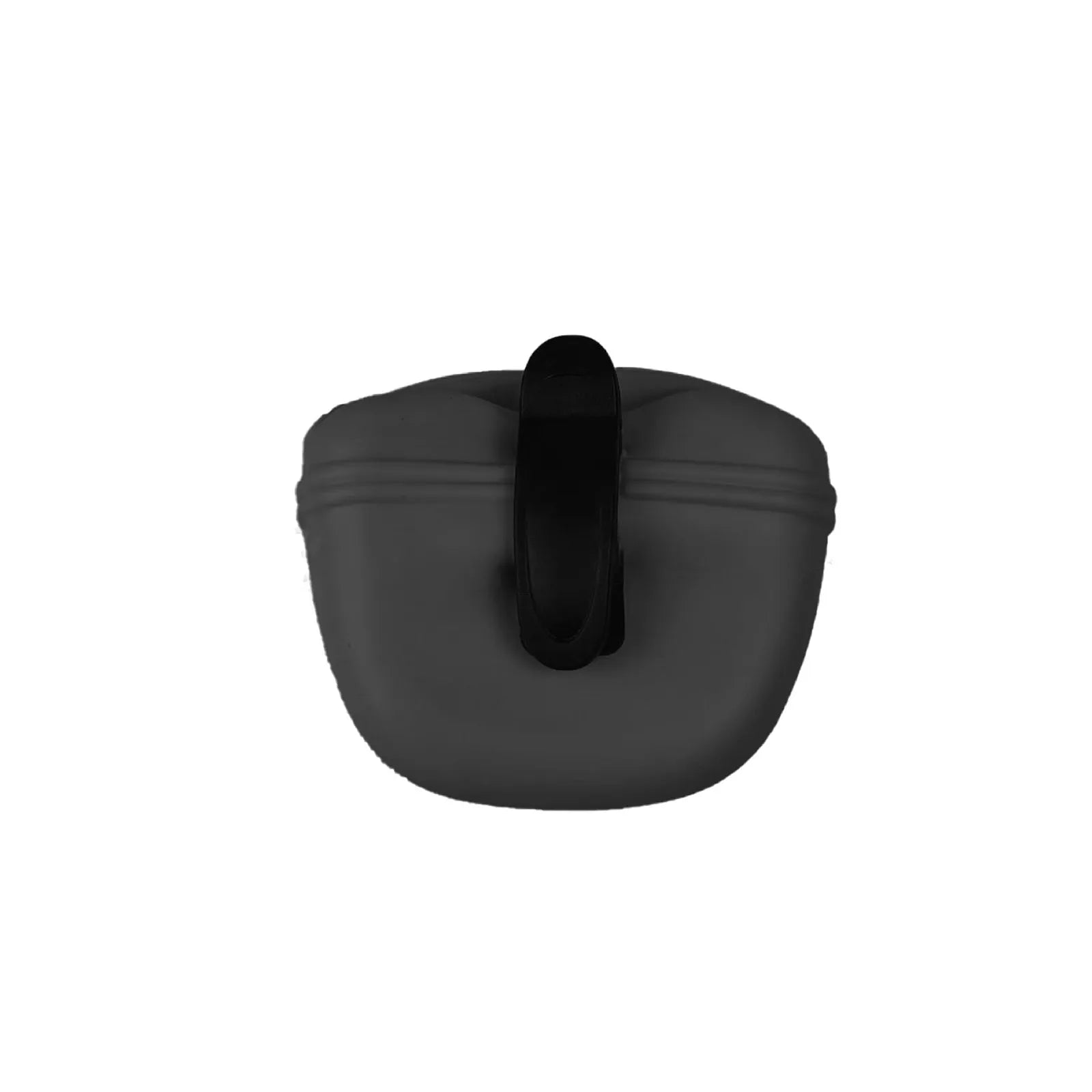 Silicone dog training treat waist bag with clip and magnetic semi-closed opening in assorted colours