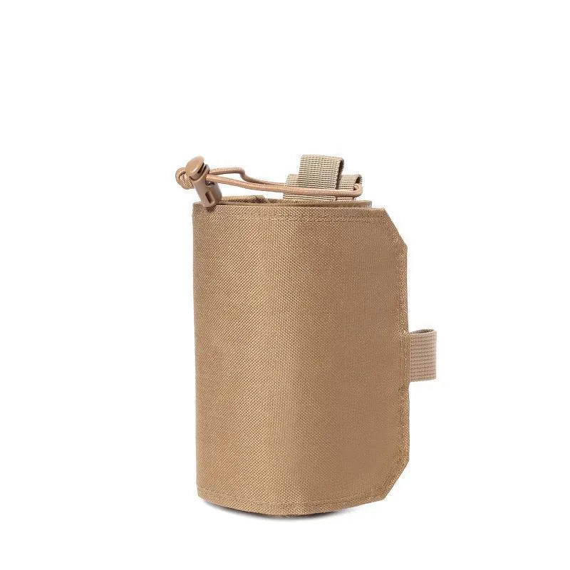 Adjustable thermal insulated cup sleeve cover in Oxford cloth with PU lining