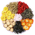 150g box of honeysuckle chrysanthemum tea with triangular tea bags for herbal wellness