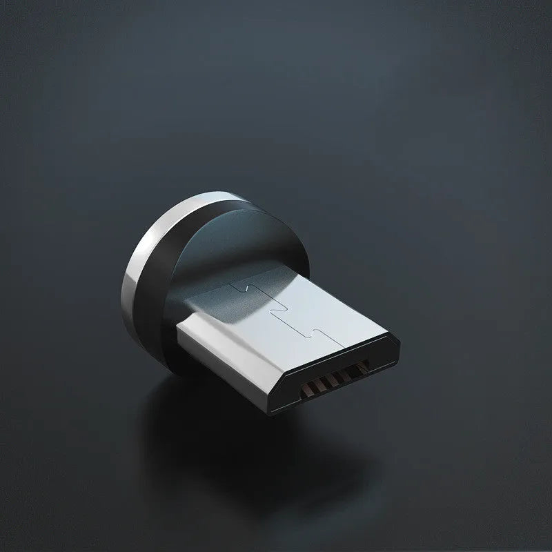 Magnetic charging cable with breathing light indicator in multiple colours and lengths