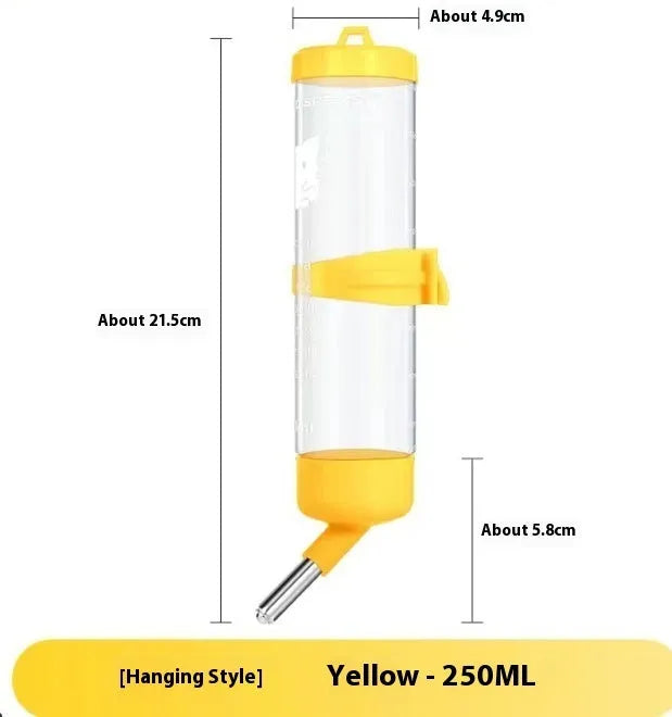 Ball kettle leak-proof pet water feeder in green, yellow, pink, white, or sky blue with multiple capacity options