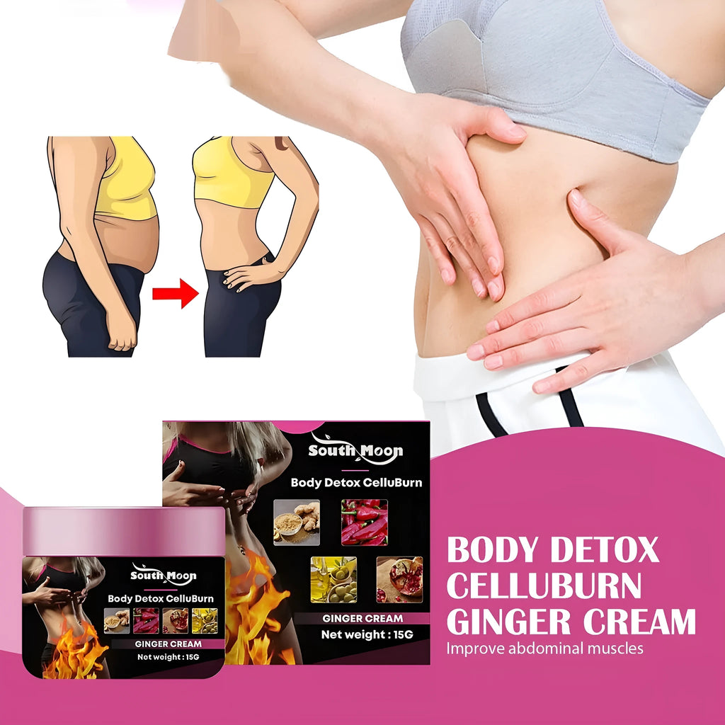 15g tube of ginger body shaping cream for thigh slimming and tightening