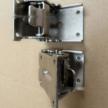 Furniture foot folding hinge with invisible self-locking mechanism in multiple colour finishes