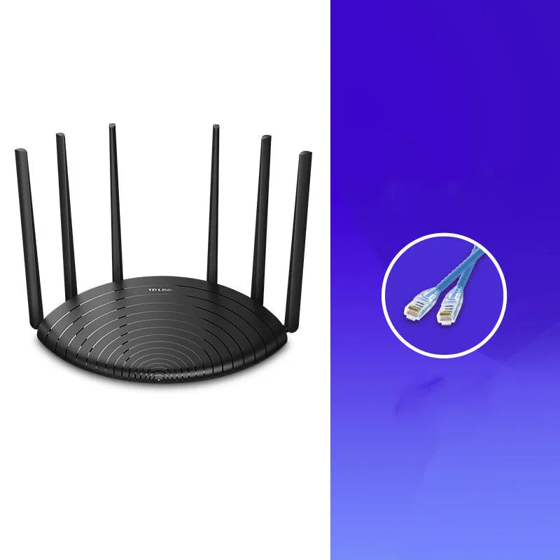 TP-Link TL-WDR7661 AC1900 Gigabit Edition wireless home router with compact black design.