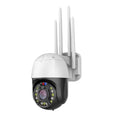 360-degree rotating outdoor dome surveillance camera with infrared night vision LEDs