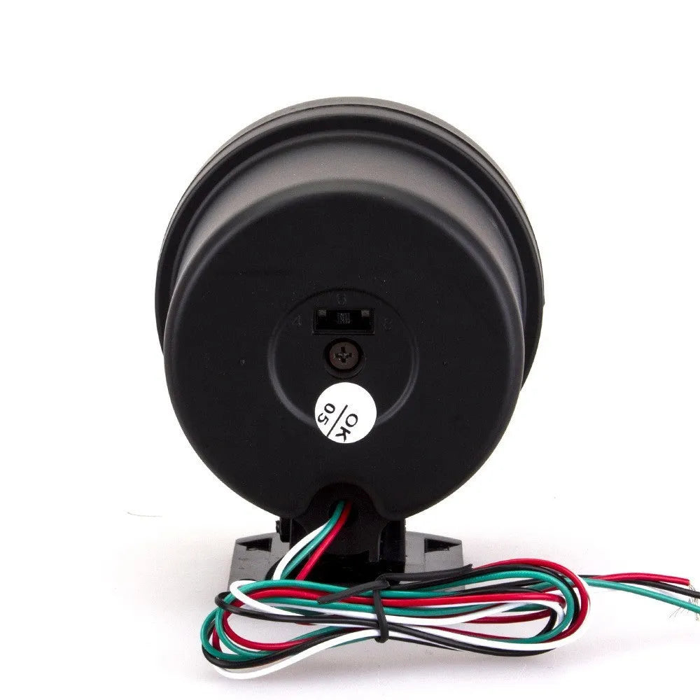 Blue light pointer automotive tachometer with 95mm diameter plastic casing