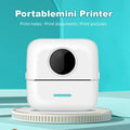 Mini pocket thermal printer for students with USB charging and paper roll