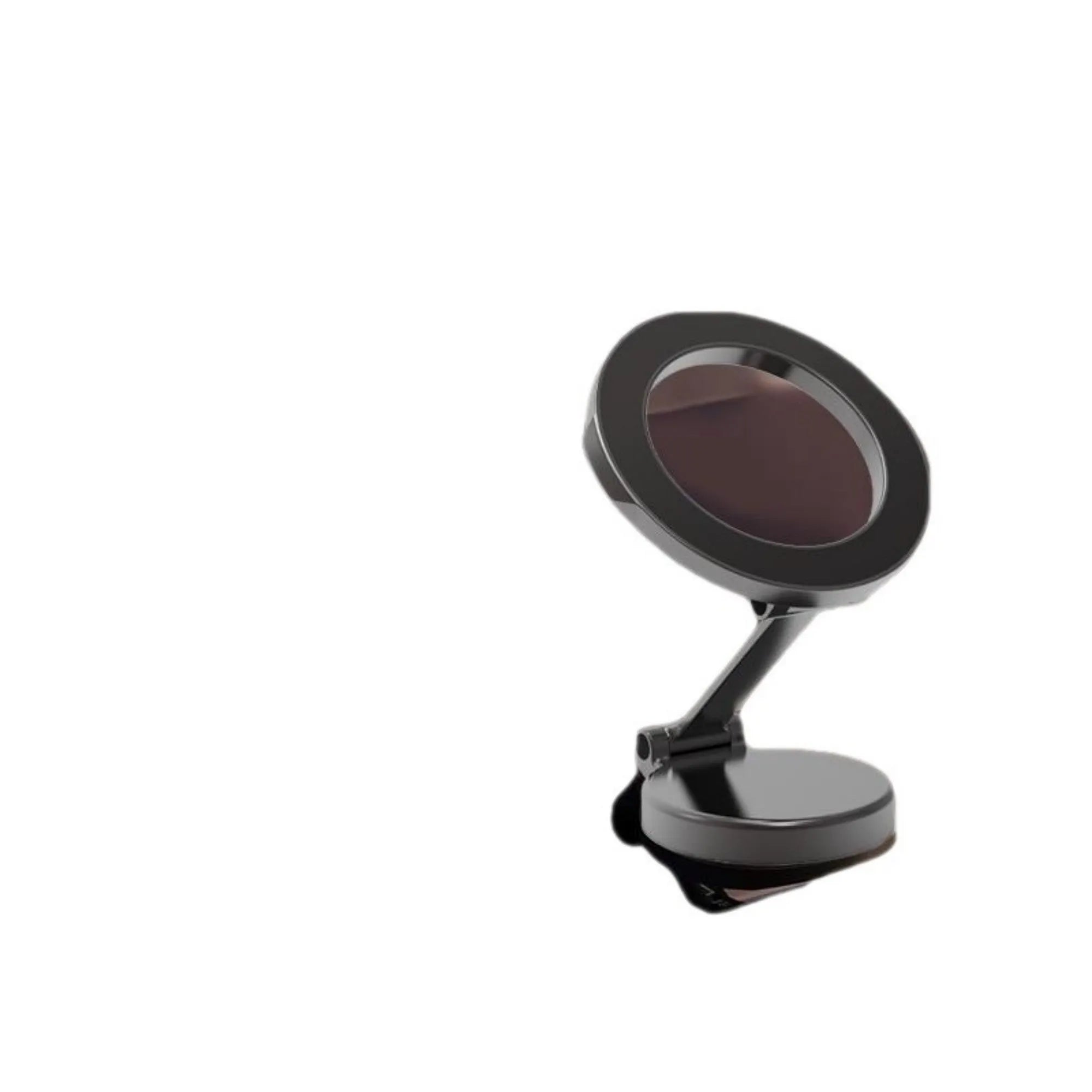 All-metal magnetic car phone mount in Qian colour, folded for storage