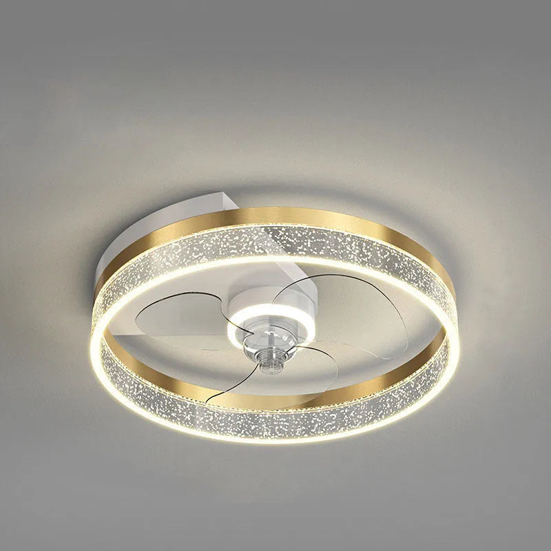 Landi modern simple Nordic style ceiling fan light for a children's bedroom in one of seven available colours.
