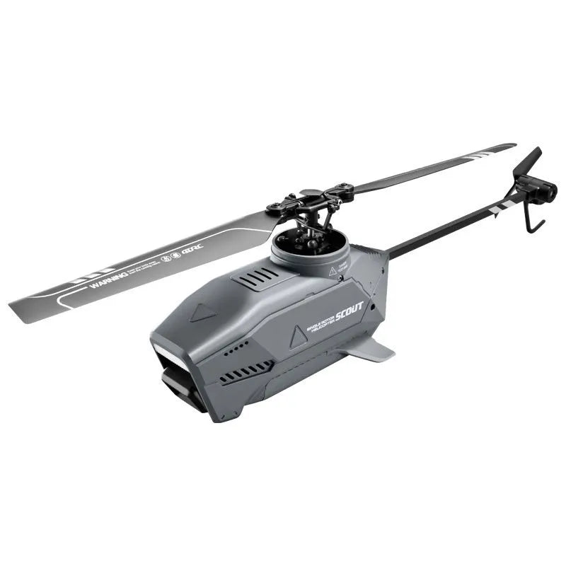 Four-channel single paddle helicopter drone with 8K dual camera and optical flow auto-follow in colour L1 Single Paddle