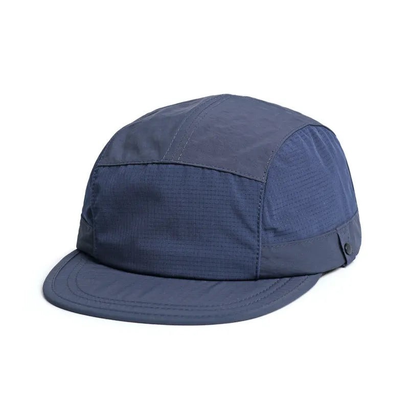 Dome crown soft tongue sun hat in Army Green colour, made from quick-drying polyester fabric.