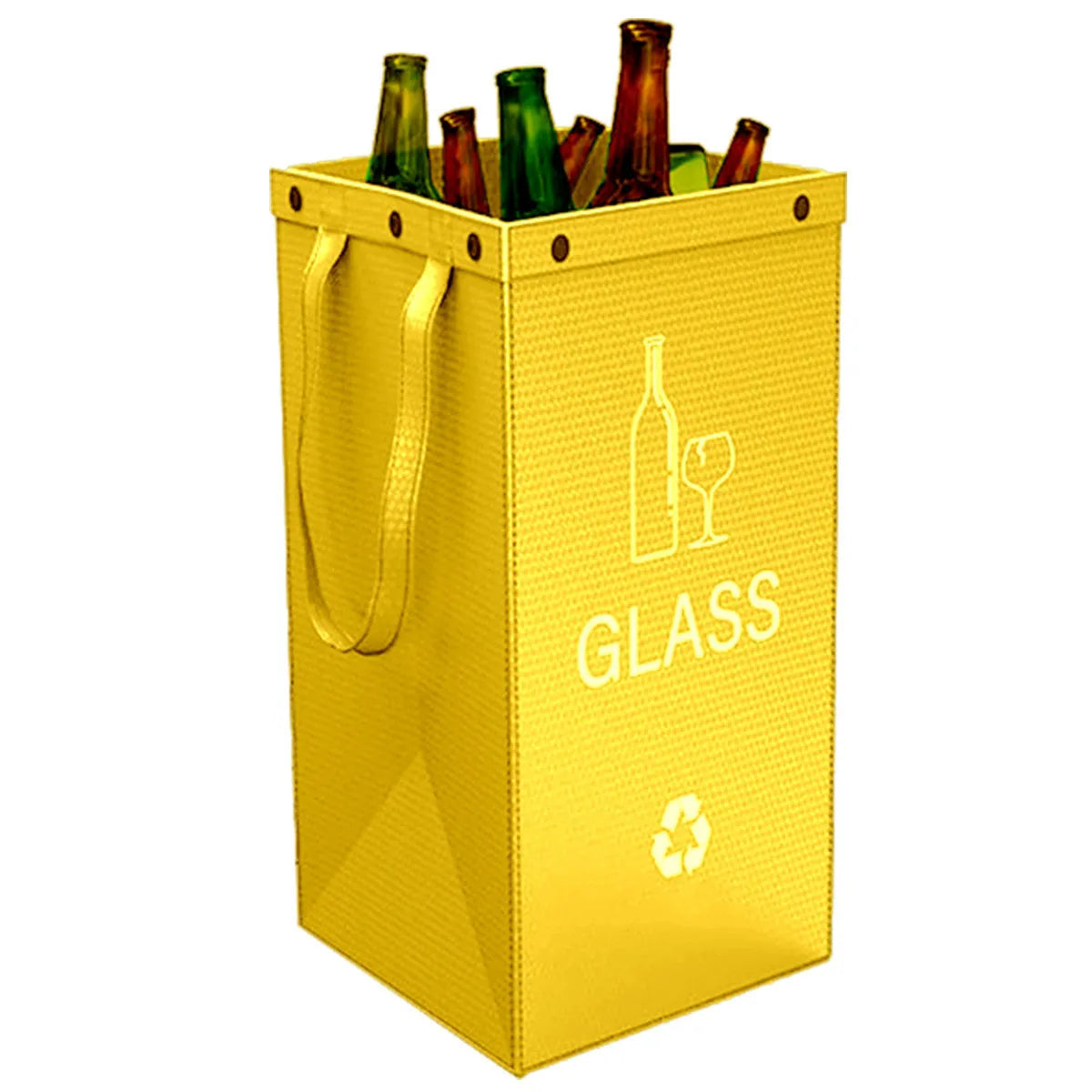 Blue 40-litre PP plastic waste classification bin with clean bag style, dimensions 30cm by 50cm by 30cm