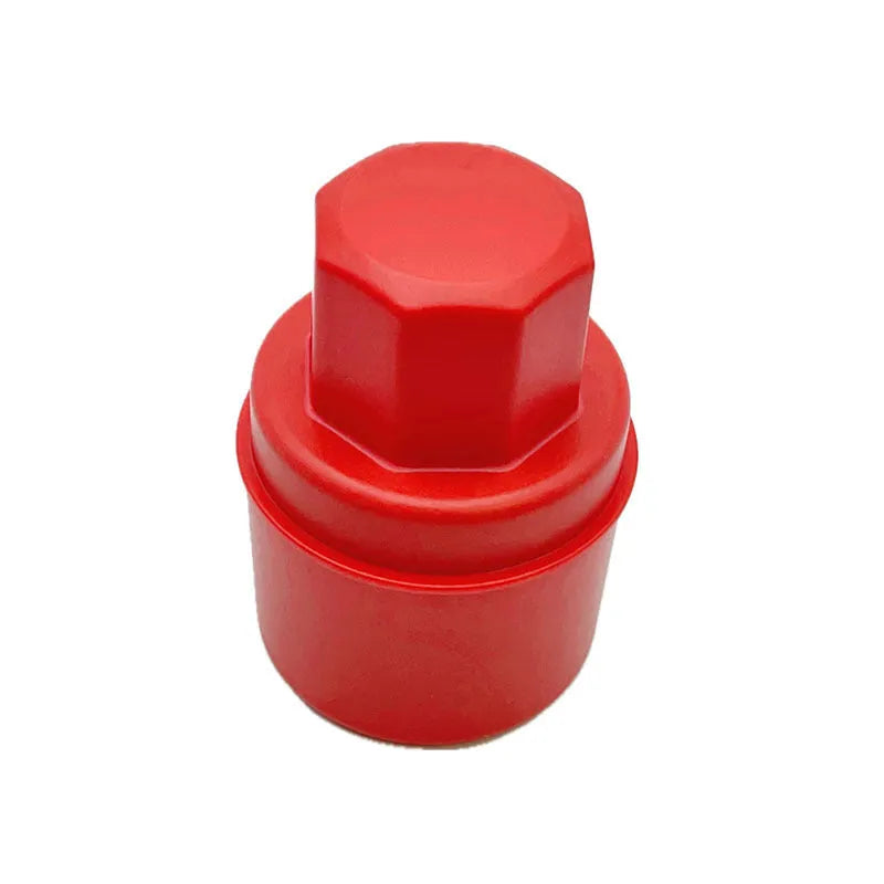 Car tyre polishing sponge brush with lid showing four sponge colour and texture options