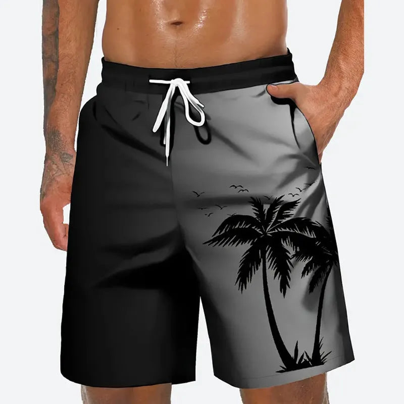 Men's loose-fit polyester beach pants in multiple colours available in sizes from XS to 5XL