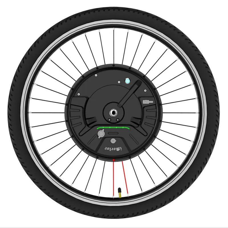 Imotor 3.0 black alloy wheel hub motor for electric bicycle conversion kit