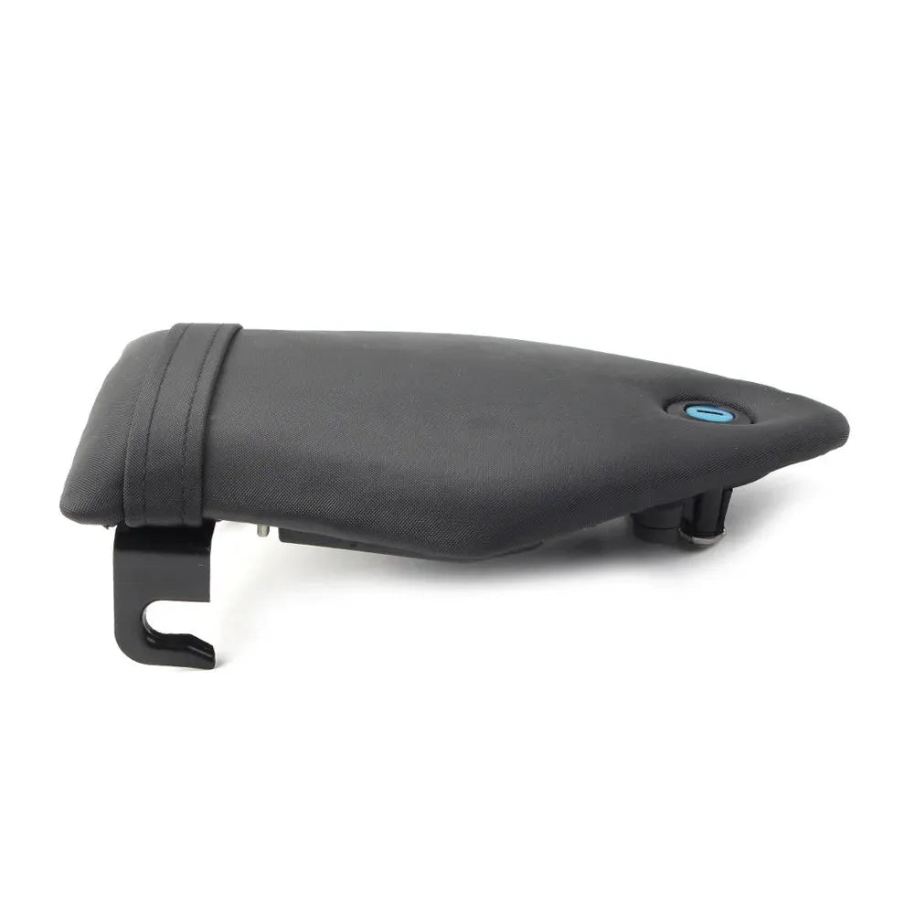 Black PU leather rear seat bag for BMW S1000RR with lock key and ABS base