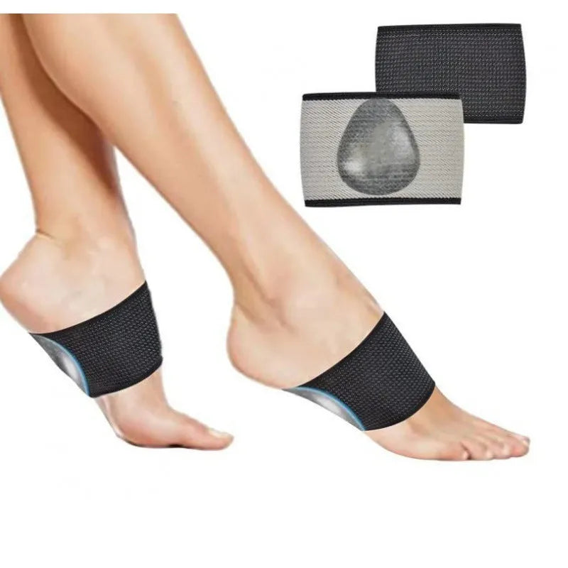 PU elastic foot bandage with arch support in heart style and ordinary style designs