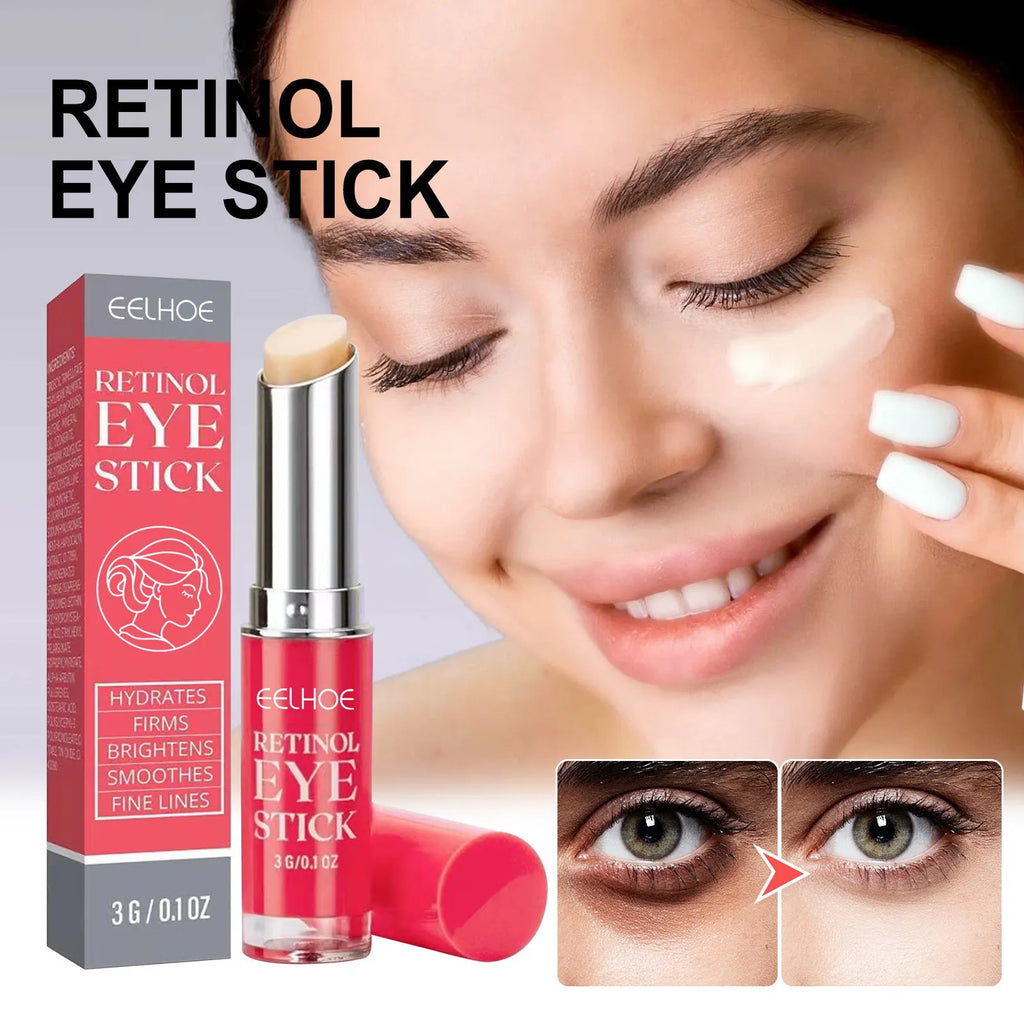 3g retinol eye cream for skin repair in a small white tube with blue cap