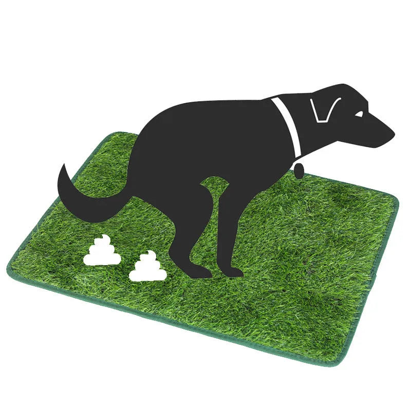 Artificial grass dog toilet mat for indoor pet training in three size options