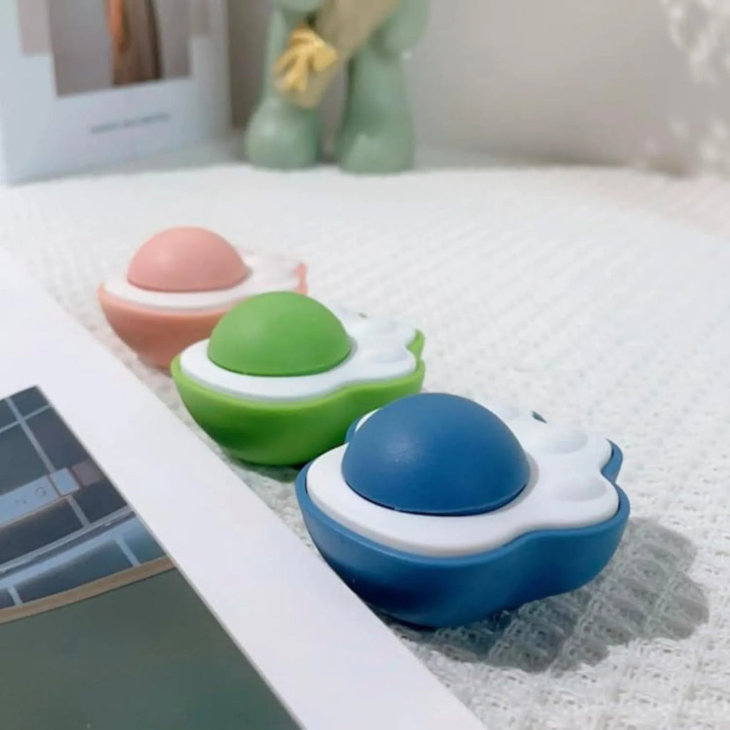 Edible vine catnip balls for cats in blue, green, and pink colours