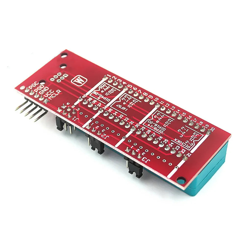 Offline simulation programmer burner with multiple socket support for microcontroller programming