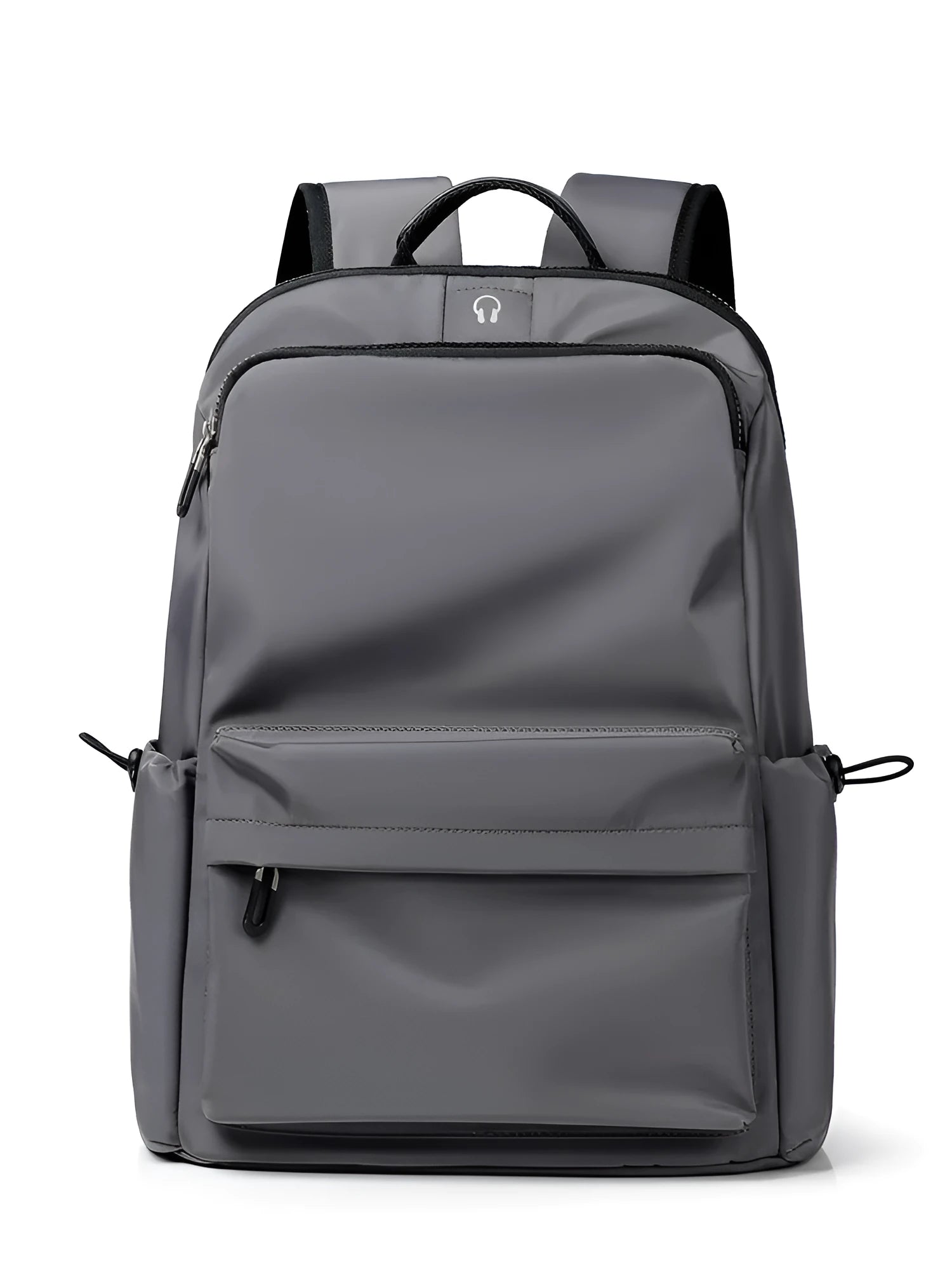 Fashion simple travel bag trendy cool male college student computer school bag Oxford spinning medium size black
