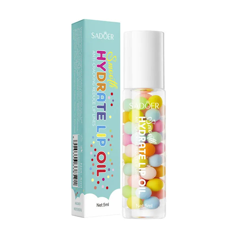 Anti-chapped moisturising lipstick stick in packaging, shown with variants like avocado and cherry blossom.
