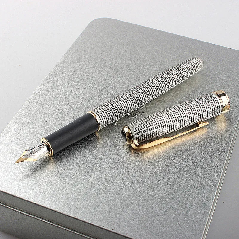 Stainless steel ball pen with 0.5mm tip in various colour options