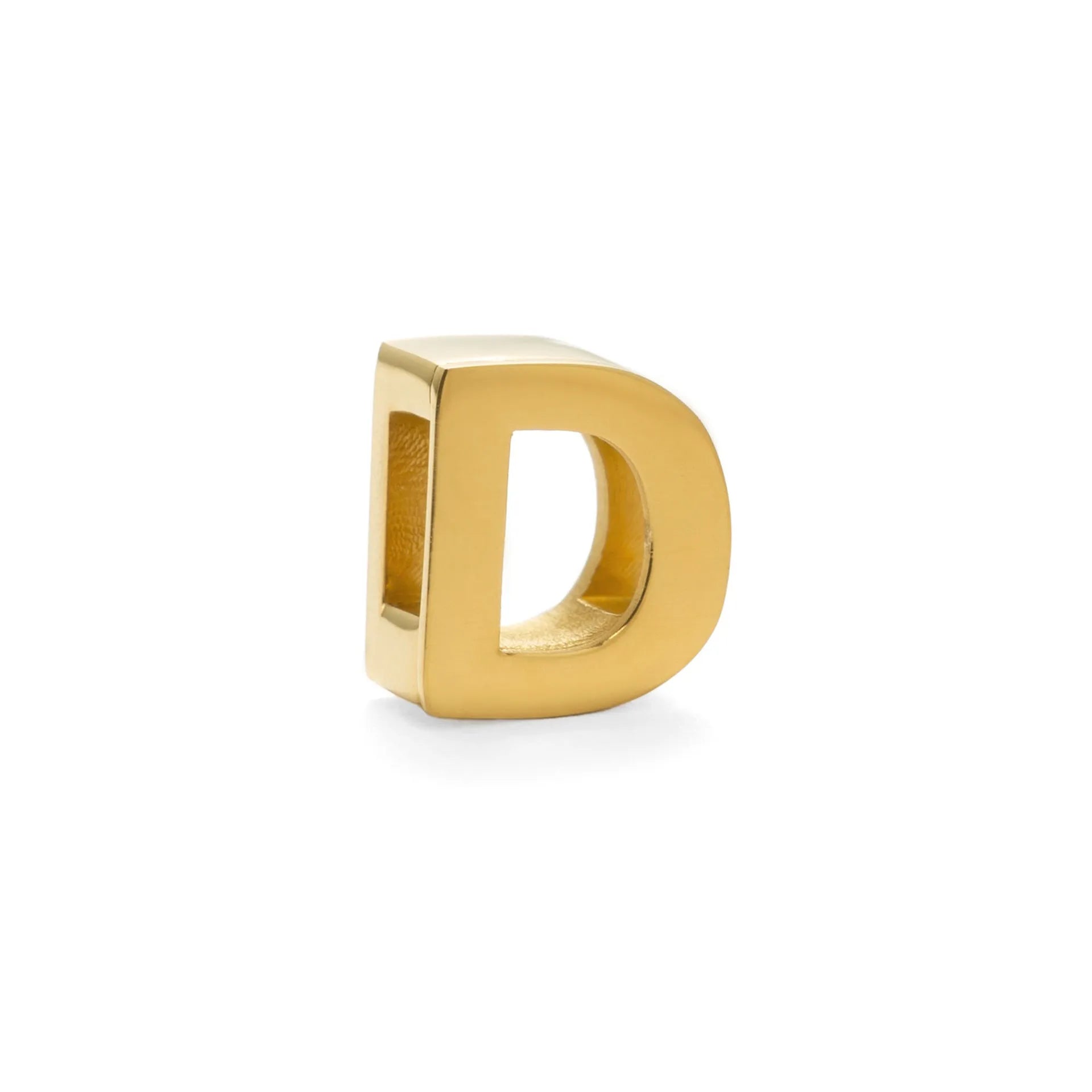 Gold and silver titanium steel initial number necklace with alphabet and number pendants on a 40.5cm chain.