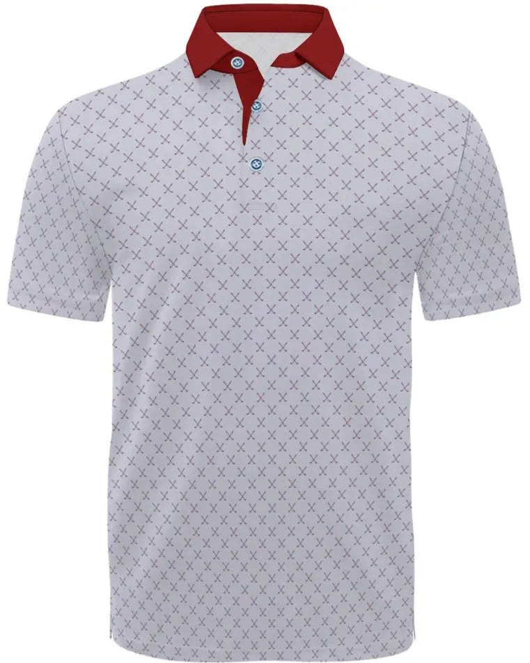 Men's 3D printing graphic short sleeve T-shirt in retro Japanese style with zip detail on mesh fabric