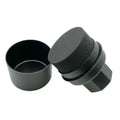Car tyre polishing sponge brush with lid showing four sponge colour and texture options
