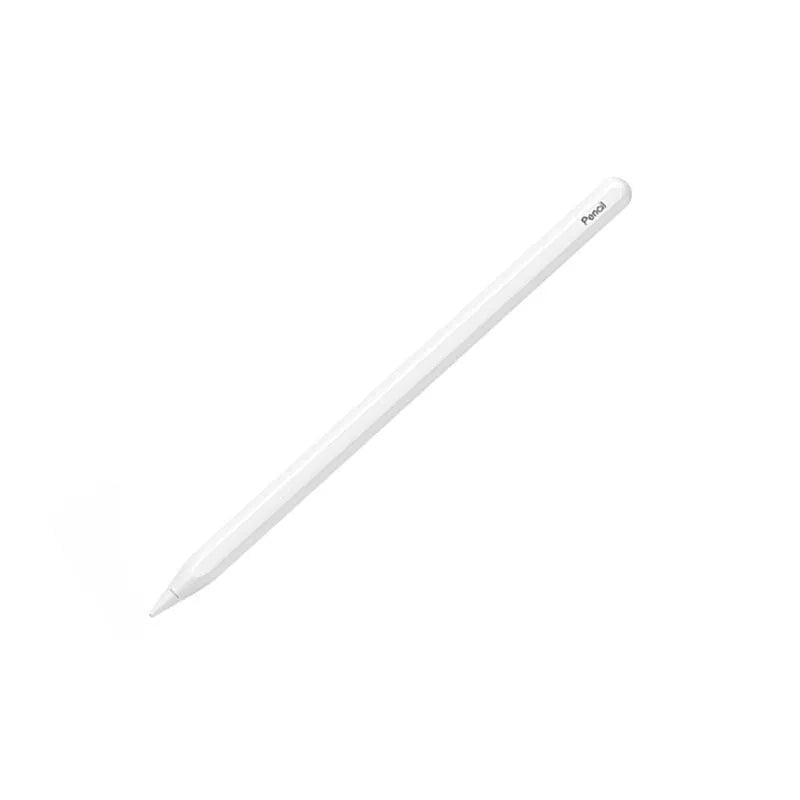 Active flat-panel touch magnetic rechargeable stylus for iPad and Android tablets showing power display