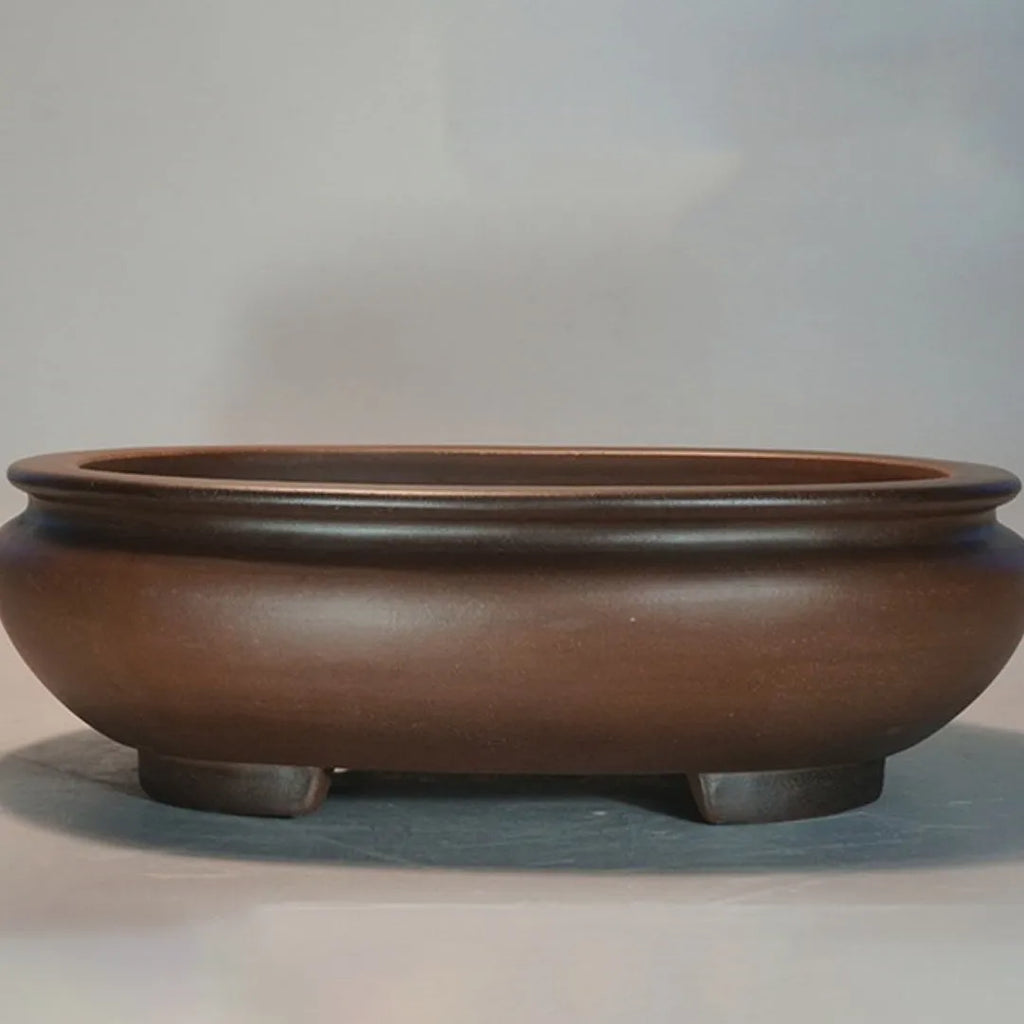 Handmade purple sand desktop flowerpot with classical styling measuring 58cm wide