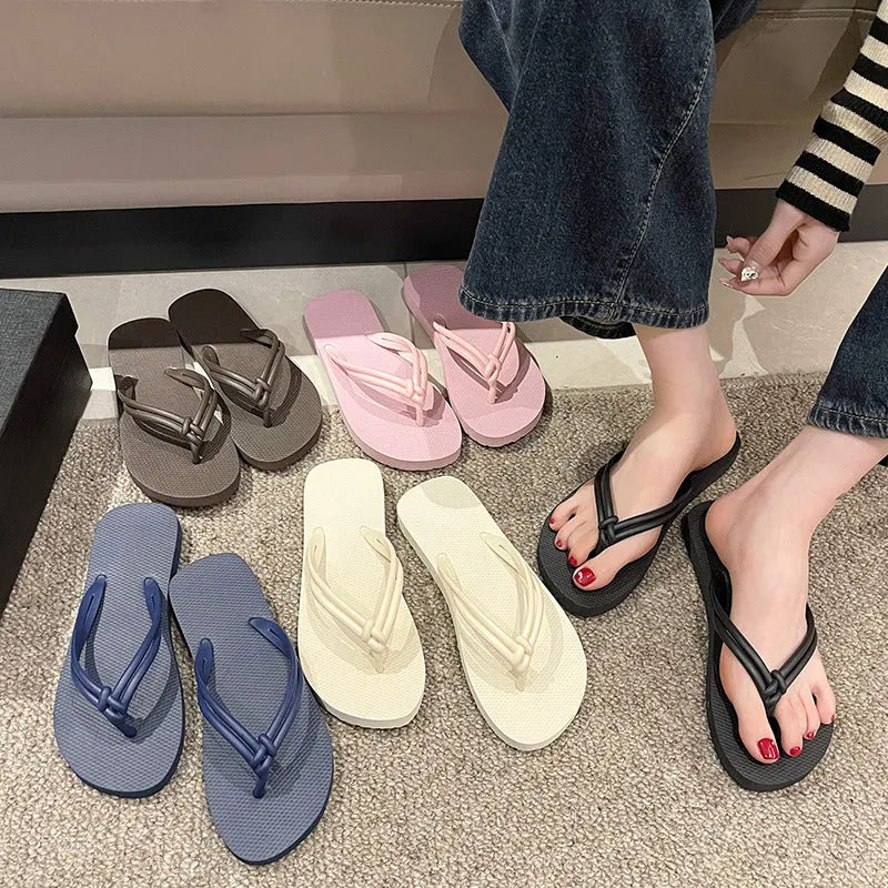 Men's PVC flip flops with toe covering design in multiple colour options showing injection moulded sole