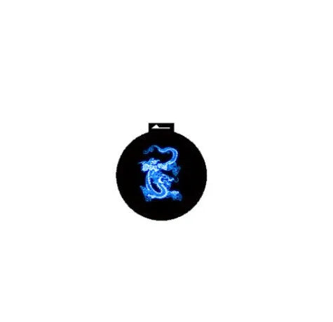 Rechargeable wireless plastic car door welcome light with HD projection in Blue Horse colour