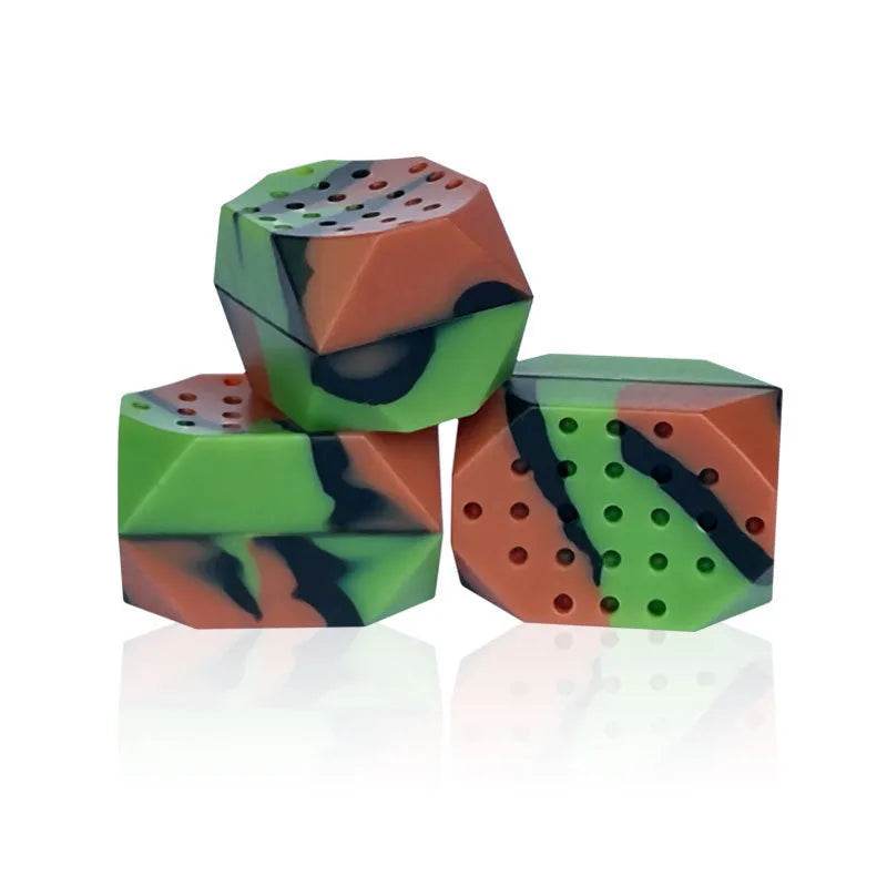 Camouflage pattern silicone facial exercise balls for masseter training and jaw tightening