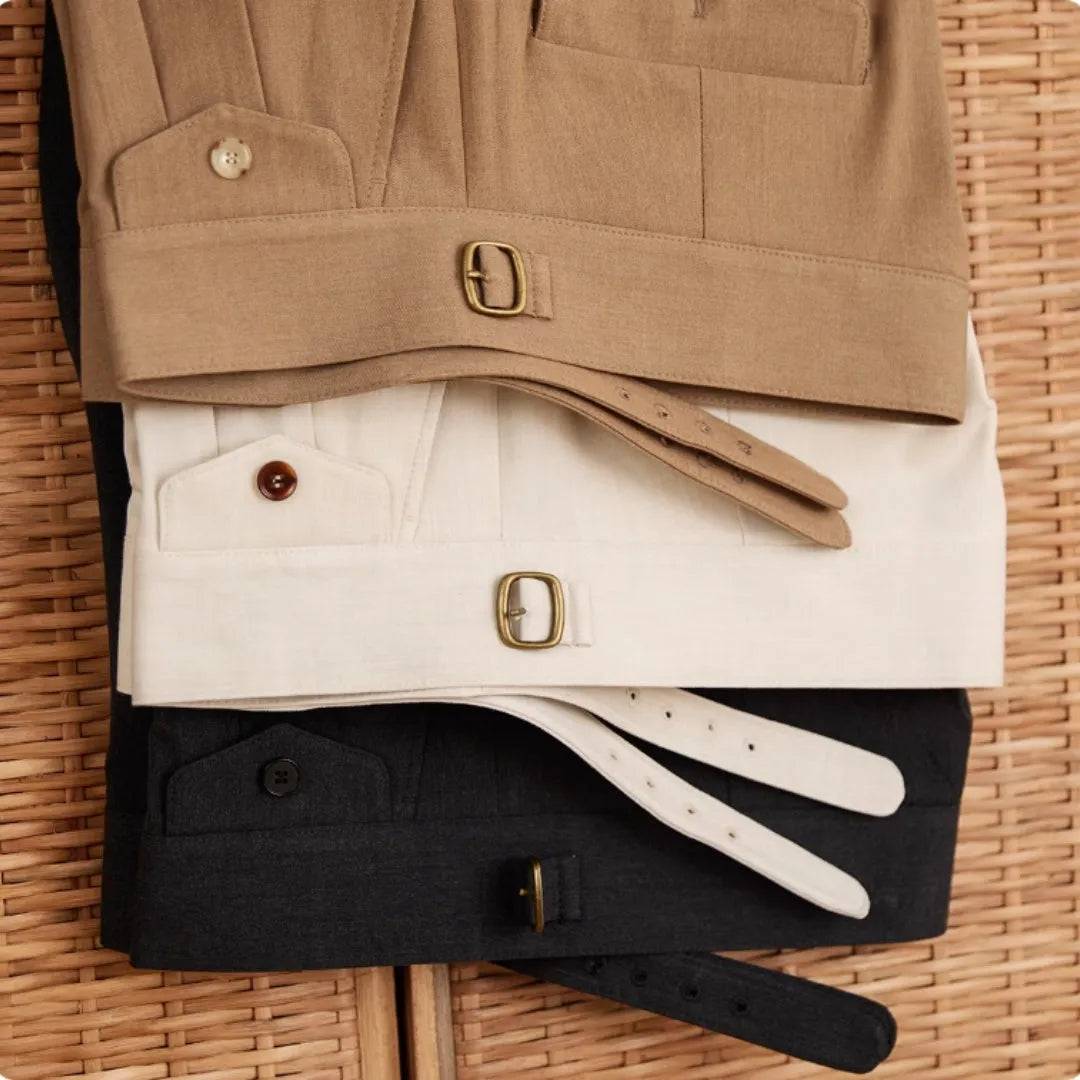 Men's slim fit straight leg trousers in dark grey for business casual and commuting wear.