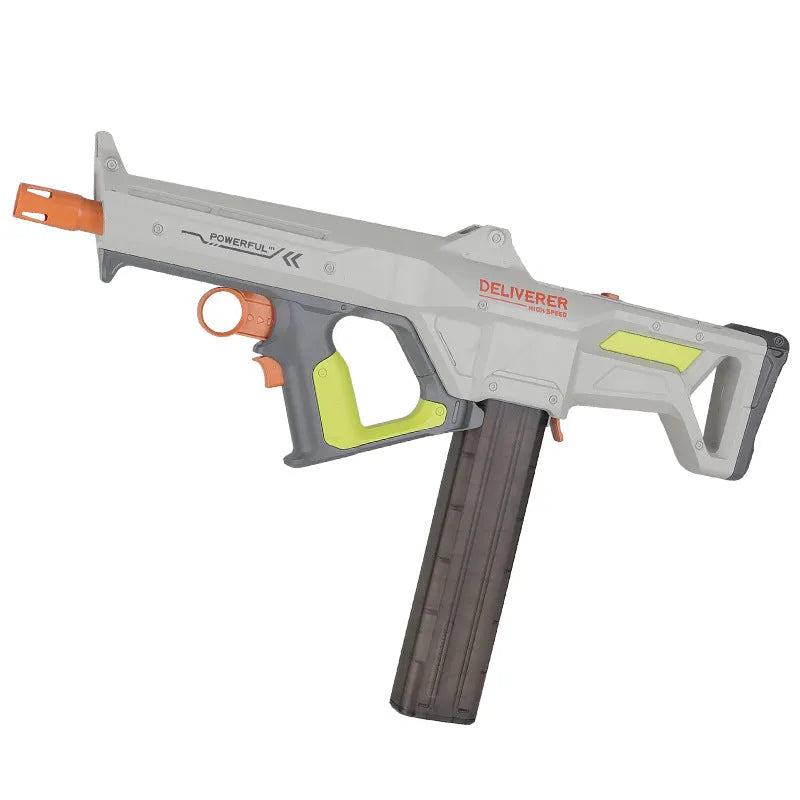 MP85C electric continuous hair soft bomb toy gun in plastic with continuous shooting for boys