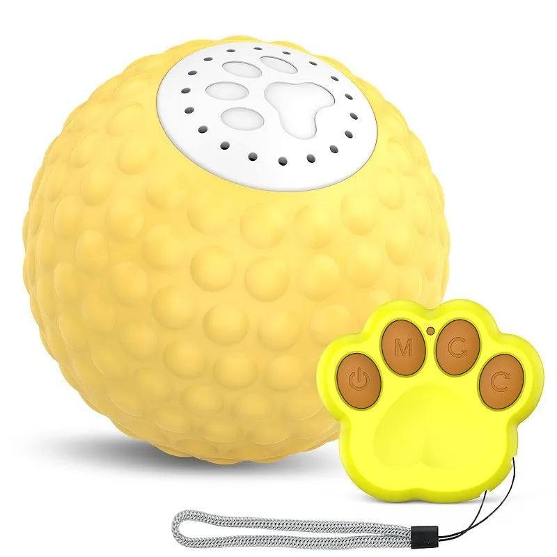 Remote control cat ball toy in blue colour with rolling movement