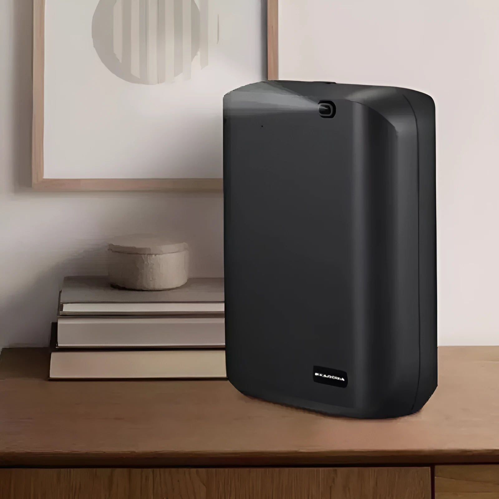 White wall-mounted essential oil aroma diffuser with smart app control and 150ml capacity