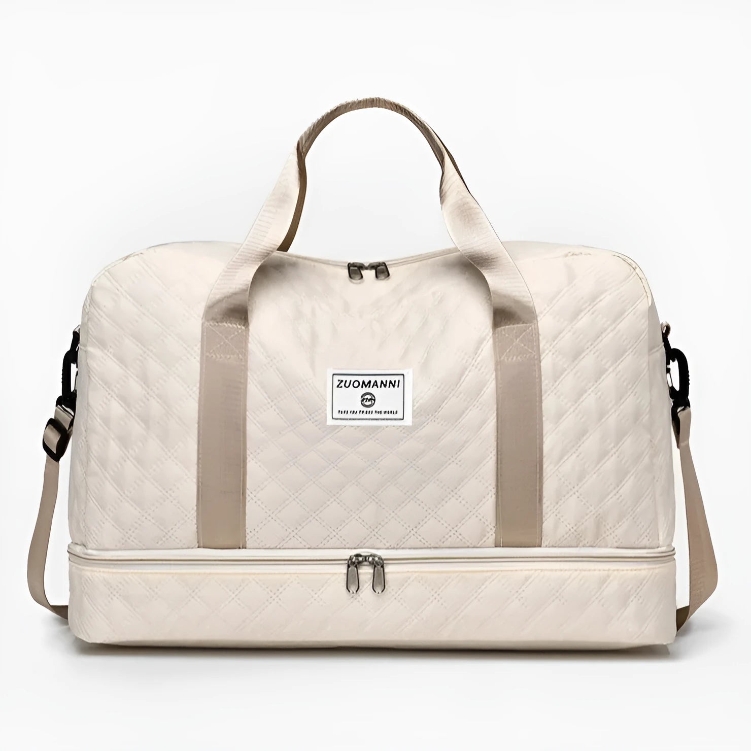 Oxford cloth buggy travel bag with 36-55 litre capacity in solid colour options