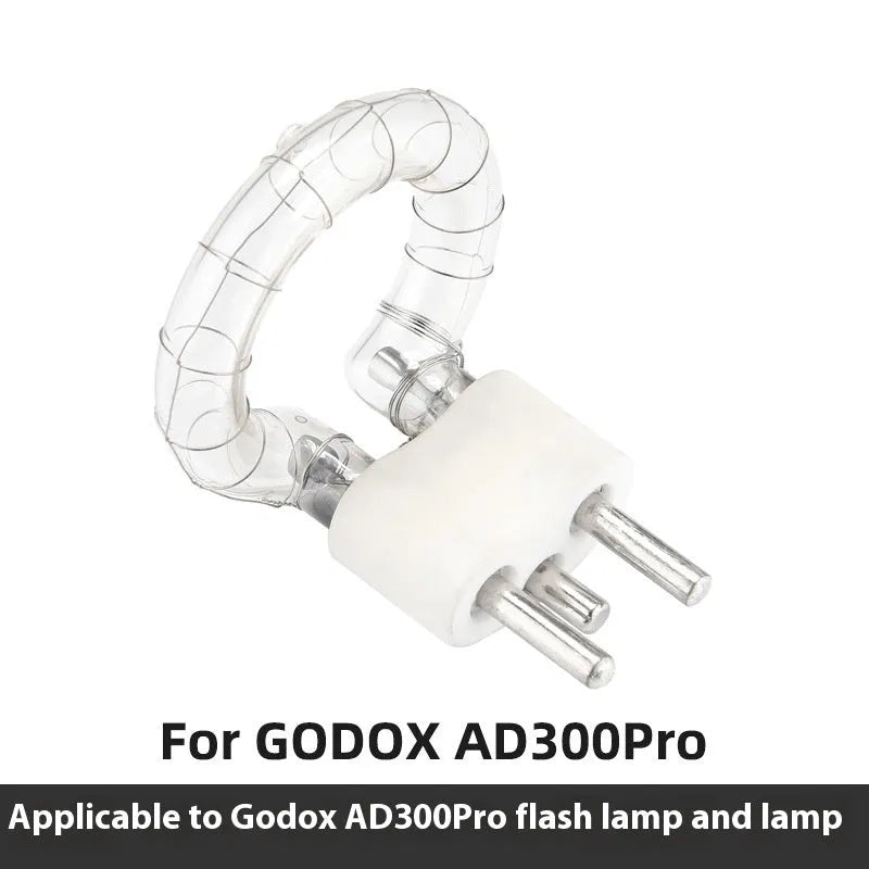 AD300pro glass protective cover and lamp tube set for outdoor shooting flash bulb